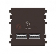 Ổ sạc USB 2.1A đôi Size S 8432USB_BZ