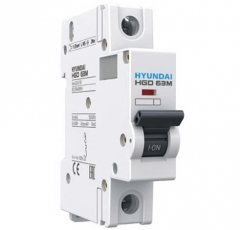 Aptomat Hyundai MCB 1P 63A 6kA- HGD63M 1P 63A