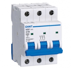 Aptomat Chint MCB 3 pha 63A 6kA DB- NB1-63 3P C63