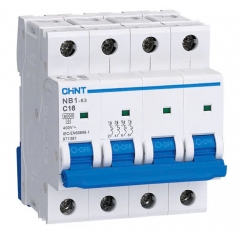 Aptomat Chint MCB 4 pha 63A 6kA DB- NB1-63 4P C63