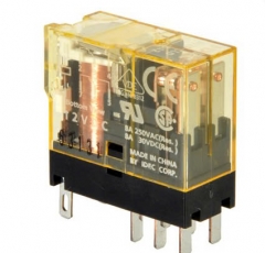  Rơ le trung gian Idec RJ2S-CL-D24 loại nhỏ 2 cực 8A 24V