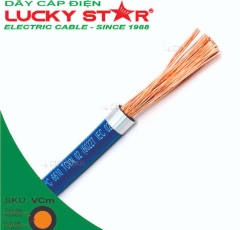 VCm 1C - Dây đơn 1 lõi đồng mềm I Cách điện PVC