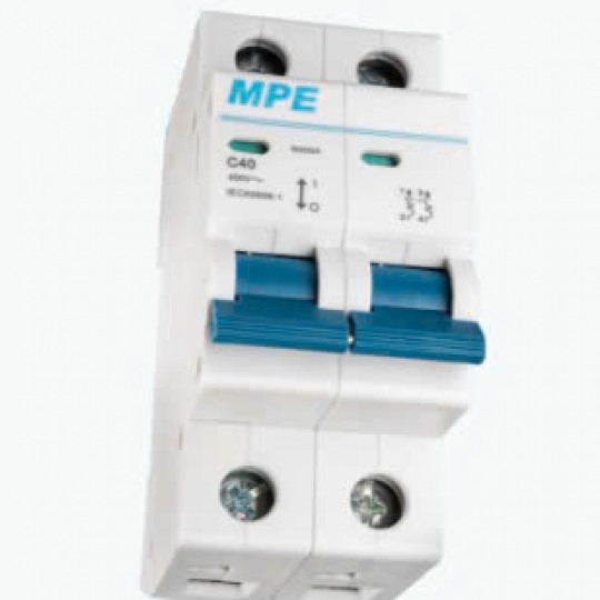 Cầu dao tự động MCB 4 cực, 50A, 6kA mã MP6-C450